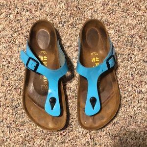 Blue Birkenstocks